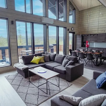 Huvilat Twin 3 Bedroom With Jacuzzi By Rukalodges Ruka
